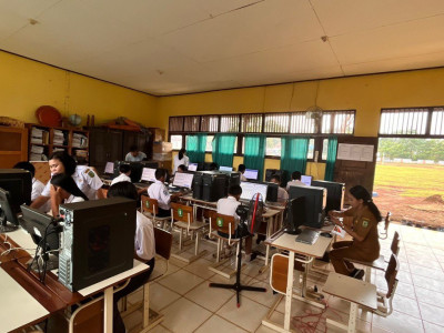 Kegiatan Gladi ANBK Hari Pertama
